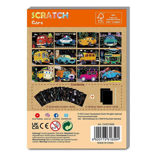 Avenir - Mini Scratch Book - Cars - Limolin 