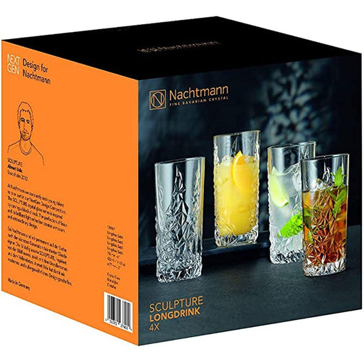 Nachtmann - Sculpture Long Drink (Set of 4) - Limolin 