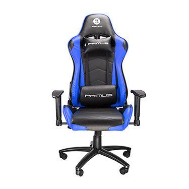 Primus - Gaming Chair Thronos 100T Racing Blue Ergonomic Backrest Headrest Lumbar Support - Limolin 