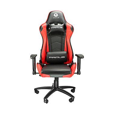 Primus - Gaming Chair Thronos 100T Racing Red Ergonomic Backrest Headrest Lumbar Support - Limolin 