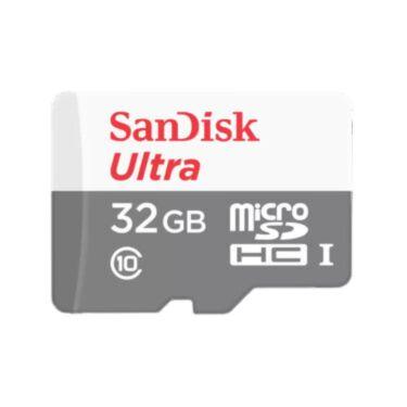 SanDisk - Ultra MicroSD Memory Card 32GB Class 10 with SD Adapter