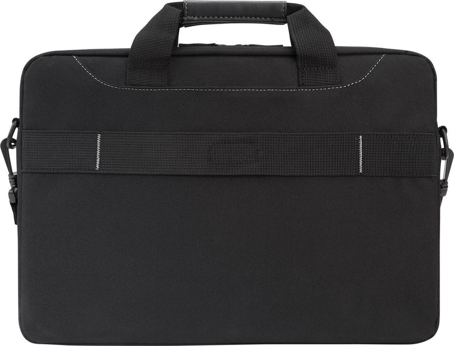 Targus - Laptop Bag 15.6in Business Casual Slipcase with Shoulder Strap Luggage Pass Through - Black (TSS898)