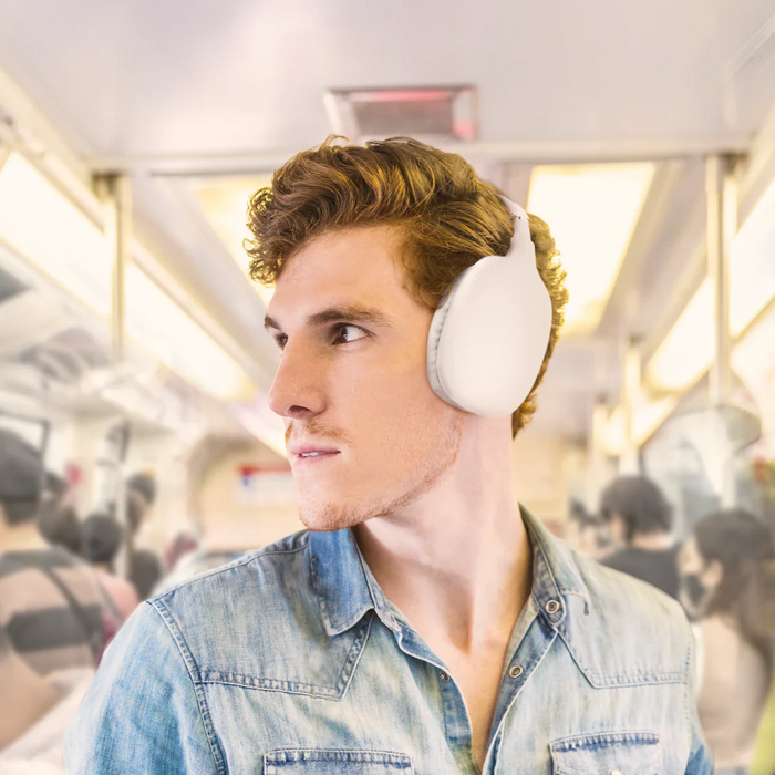 Hypergear - Headphones Bluetooth Vibe Over The Ear - White