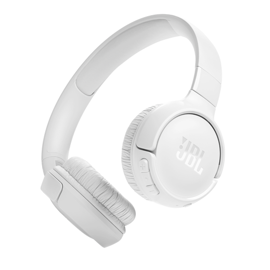 JBL - Bluetooth Headphones Tune 520BT- White