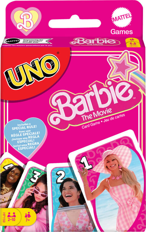 Mattel - UNO - BARBIE - CARD GAME - Limolin 