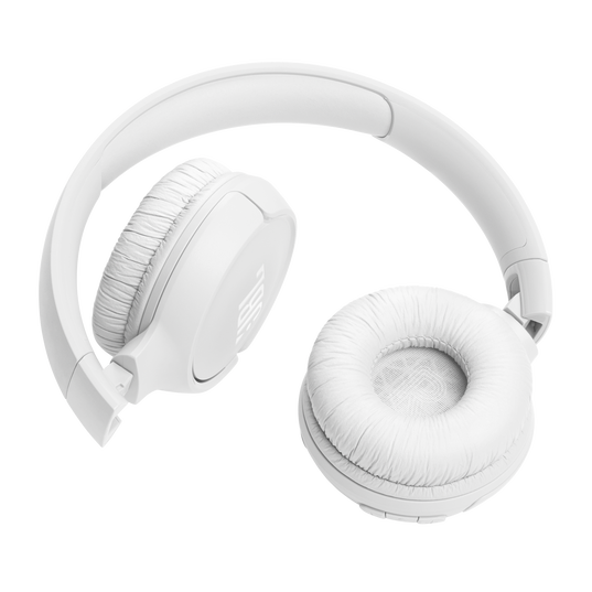 JBL - Bluetooth Headphones Tune 520BT- White