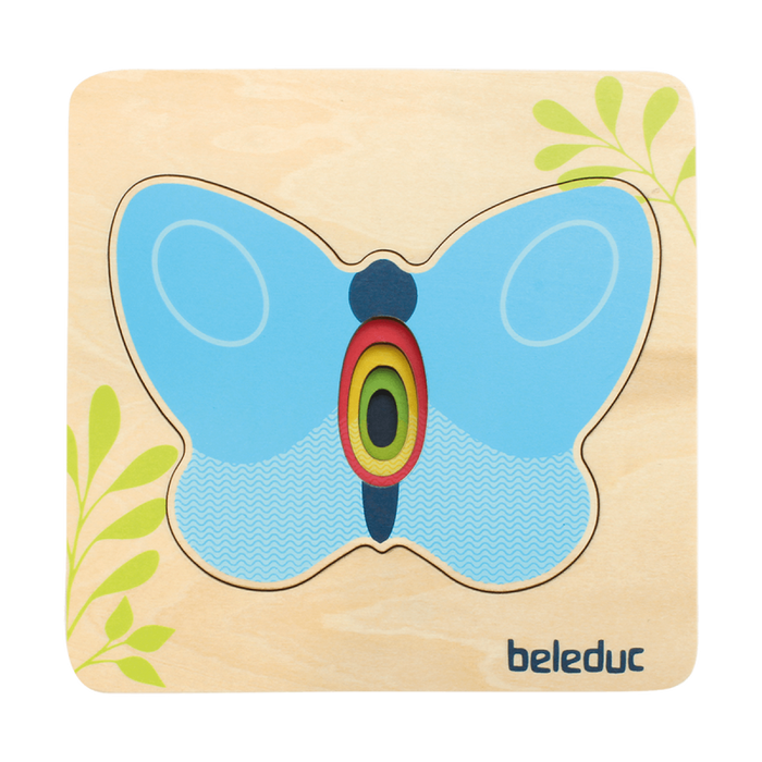 Beleduc - Layer Puzzle - Butterfly - Limolin 