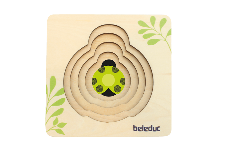 Beleduc - Layer Puzzle - Ladybug - Limolin 