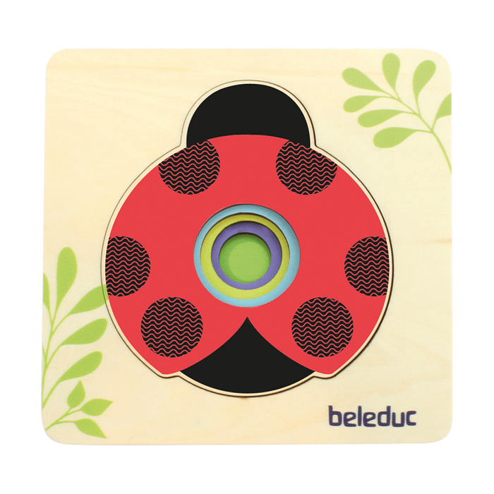 Beleduc - Layer Puzzle - Ladybug - Limolin 