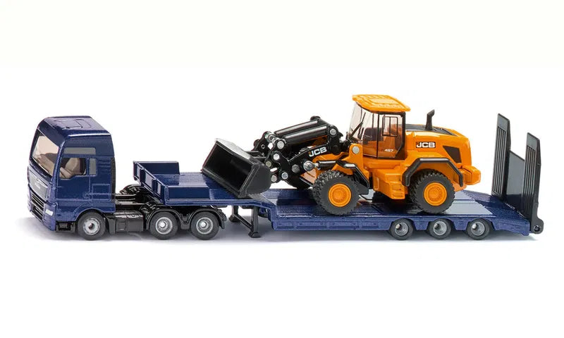 Siku - MAN TRUCK WITH LOW LOADER AND JCB WHEEL LOADER (1:87)