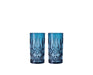 Nachtmann - Noblesse Long Drink Vintage Blue Set of 2 - Limolin 