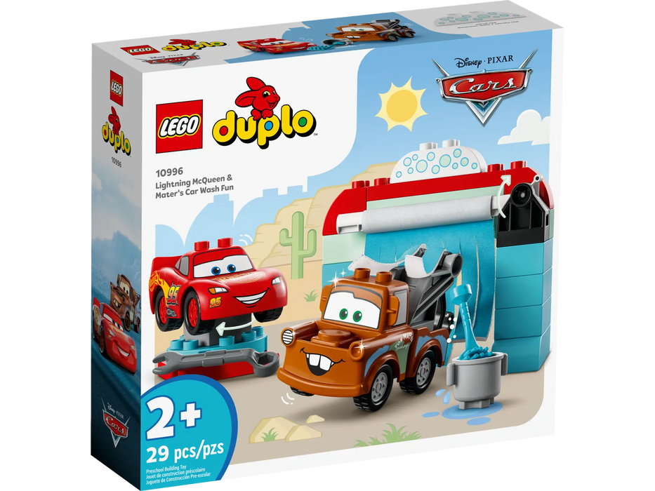 LEGO - 10996 - DUPLO - Lightning McQueen &amp; Mater's Car Wash Fun - 29 Pcs