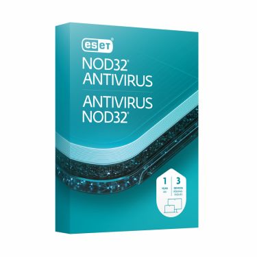 Eset - Nod32 Antivirus 3-User 1-Year PKC BIL PC/Mac