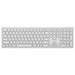 Alogic - Keyboard Wireless MacOS USB-C Rechargeable Echelon MAC Shortcut Keys Full Number Pad - White - Limolin 