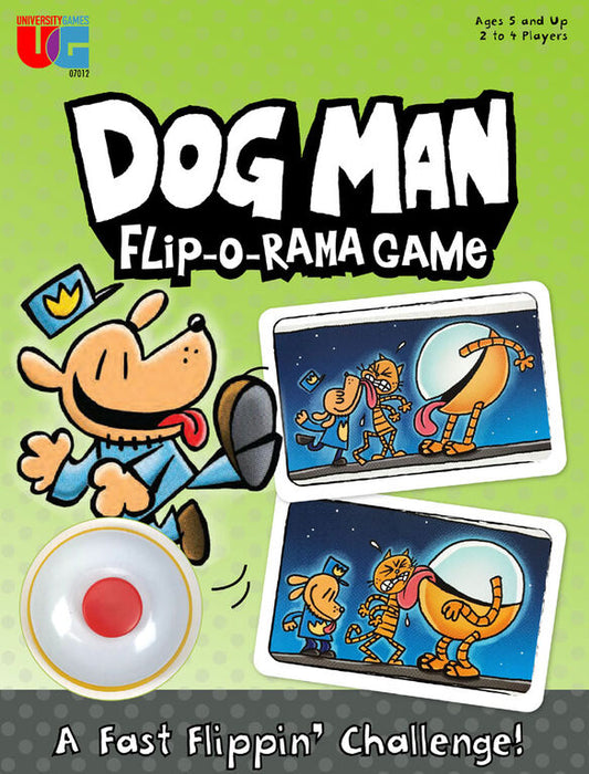 University Games - Dog Man - Flip-O-Rama Card Game
