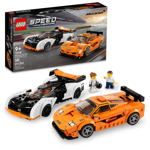 LEGO - 76918 - SPEED CHAMPIONS - McLaren Solus GT &amp; McLaren F1 LM - 581 Pcs