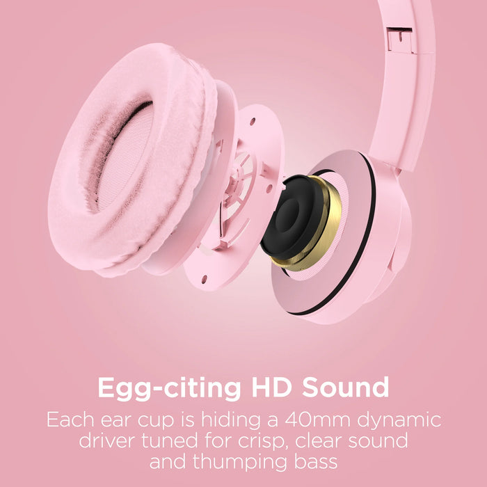 HyperGear - Bunny Tracks Wireless Light-Up Headphones