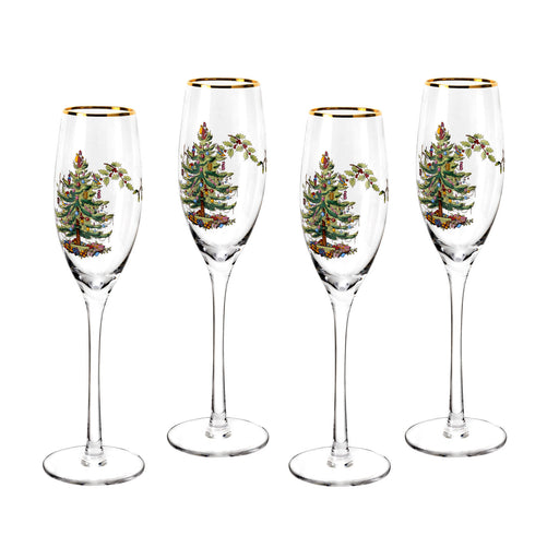 SPODE - XT CHAMPAGNE FLUTES S/4 - 8.45OZ - Limolin 