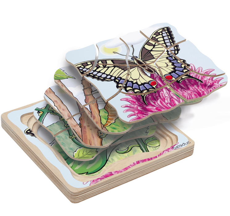 Beleduc - Layer Puzzle - Butterfly - Limolin 