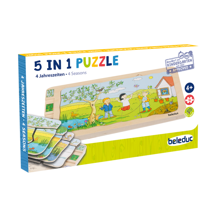 Beleduc - Layer Puzzle - 4 Seasons - Limolin 