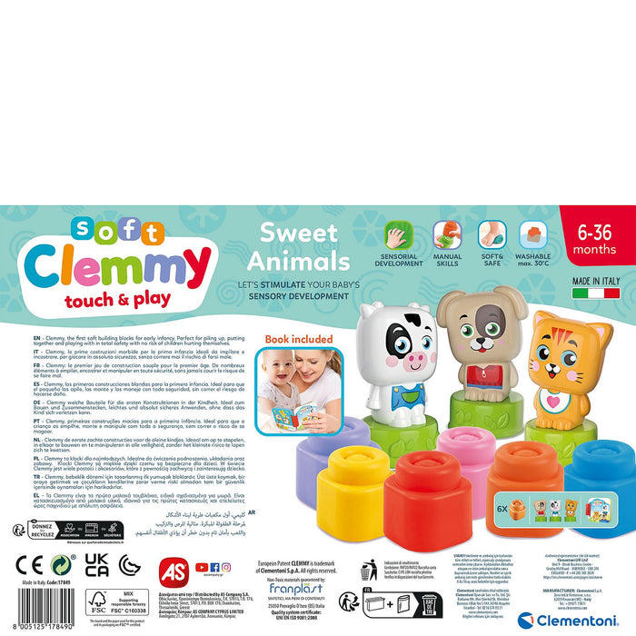 Clementoni - Baby Clemmy: Cubes And Animals - Limolin 