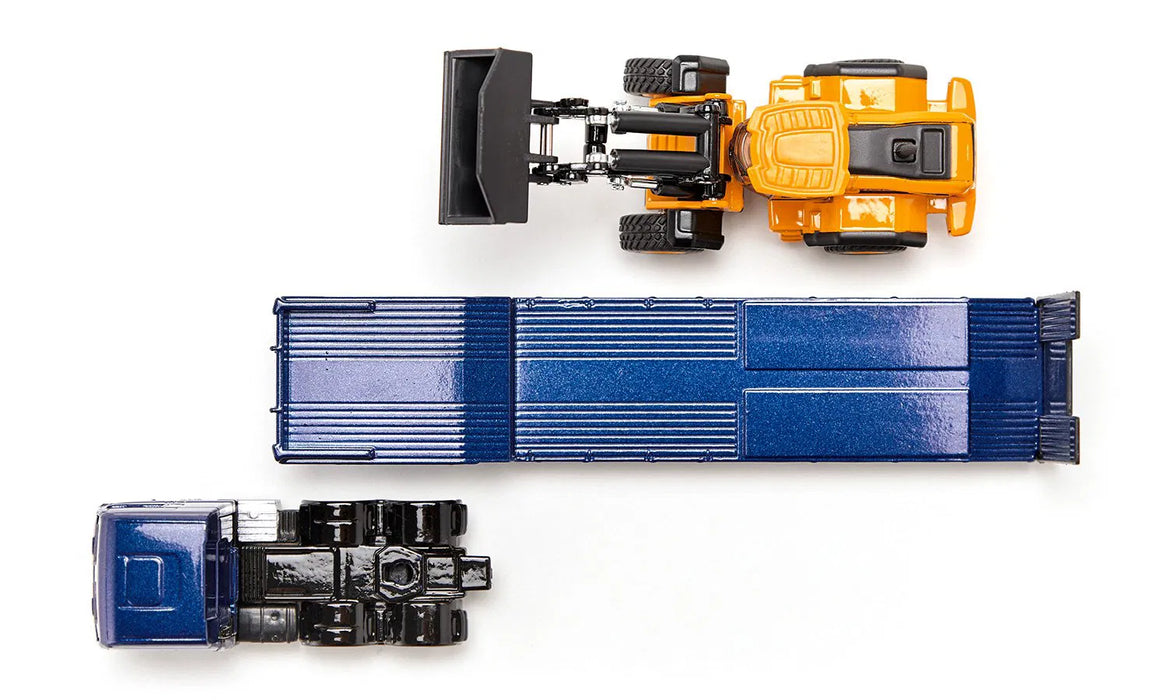 Siku - MAN TRUCK WITH LOW LOADER AND JCB WHEEL LOADER (1:87)