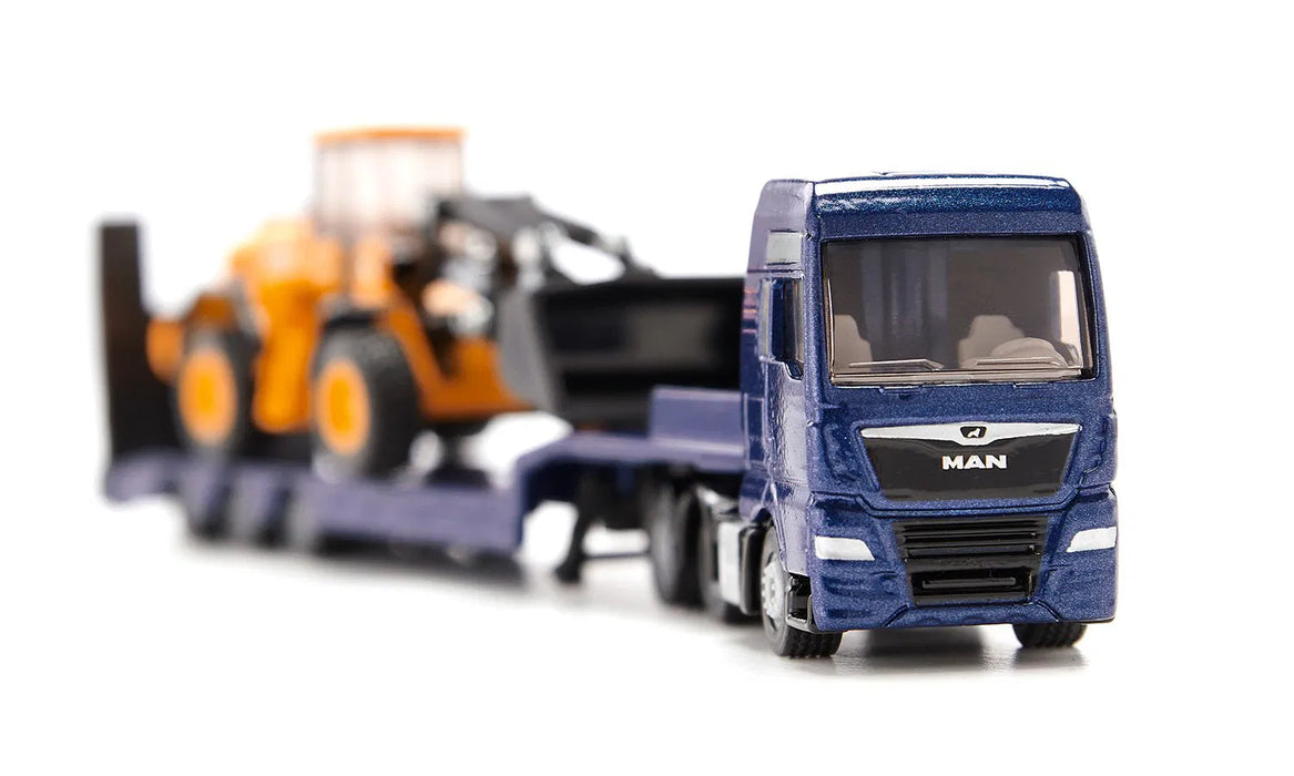 Siku - MAN TRUCK WITH LOW LOADER AND JCB WHEEL LOADER (1:87)