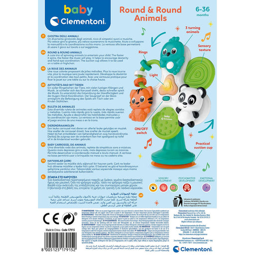 Clementoni - Round & Round Animals - Limolin 