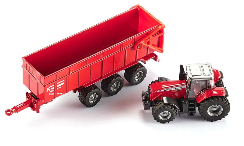 Siku - MASSEY FERGUSON WITH TRAILER (1:87)