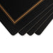 Pimpernel - Classic Black Mats Set of 4 - Limolin 