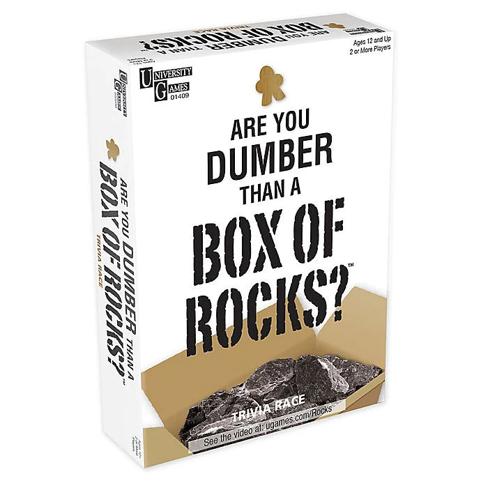 University Games - Are You Dumber Than A Box Of Rocks