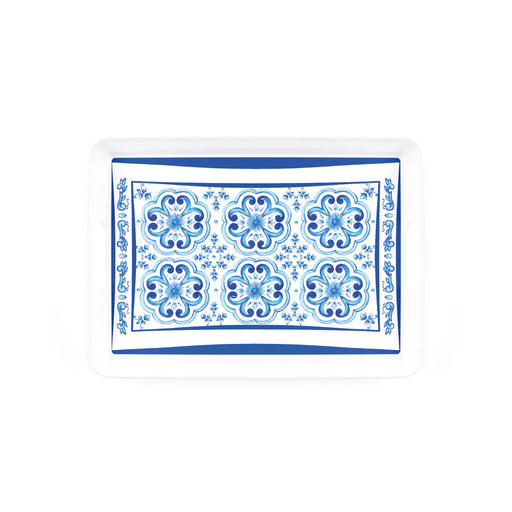 Guzzini - Rectangular Tray With Handle Blues - Limolin 