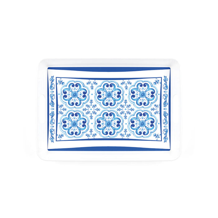 Guzzini - Rectangular Tray With Handle Blues - Limolin 