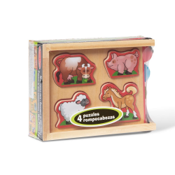 Melissa & Doug - Animals Mini-Puzzle Pack