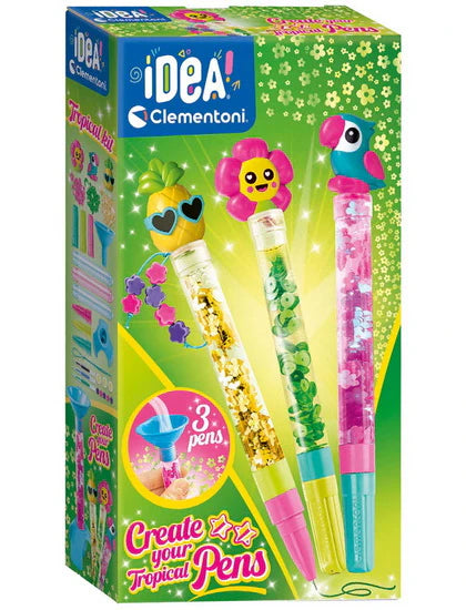 Clementoni - IDEA: CREATE YOUR PENS - TROPICAL