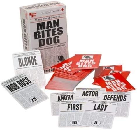 University Games - Man Bites Dog - Card Game