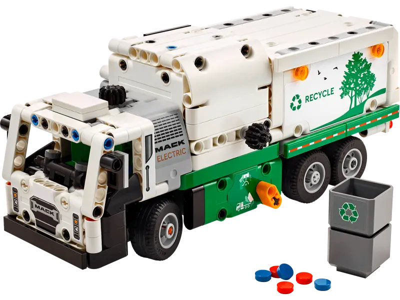 LEGO - 42167 - TECHNIC - Mack LR Electric Garbage Truck - 503 Pcs