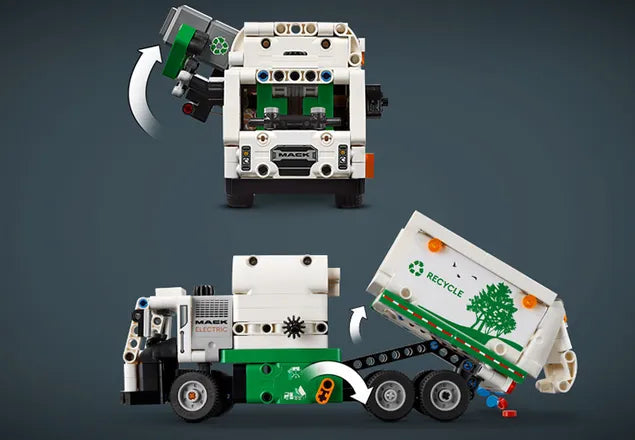 LEGO - 42167 - TECHNIC - Mack LR Electric Garbage Truck - 503 Pcs