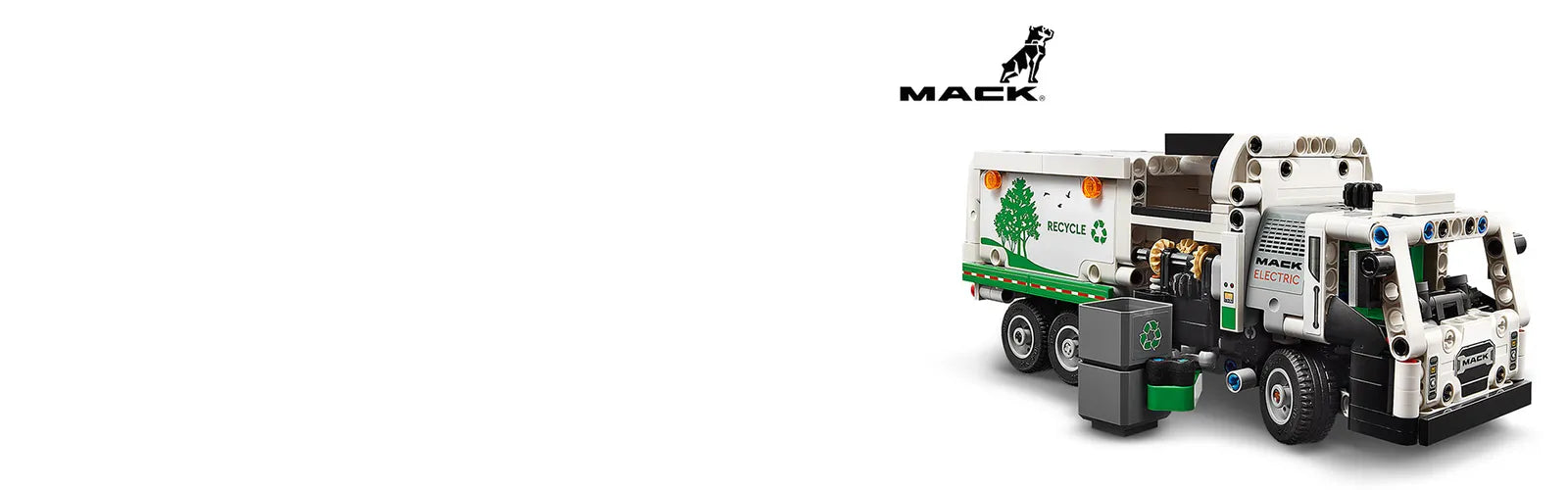 LEGO - 42167 - TECHNIC - Mack LR Electric Garbage Truck - 503 Pcs