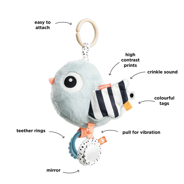 Done by Deer - Activity sensory toy Birdee Blue