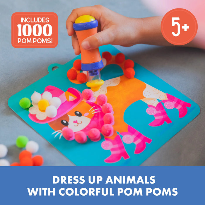 Educational Insights - Pom Pom Kit: Animal Dress Up