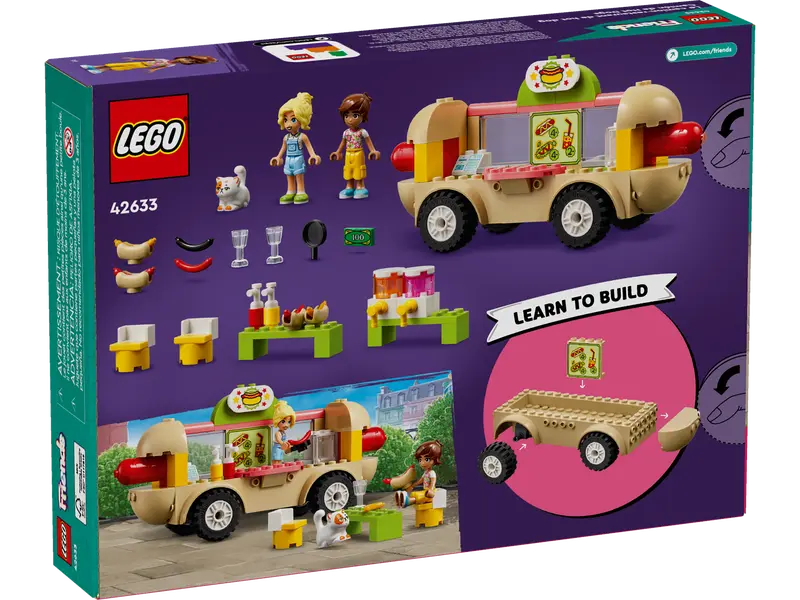 LEGO - 42633 - FRIENDS - Hot Dog Food Truck - 100 Pcs