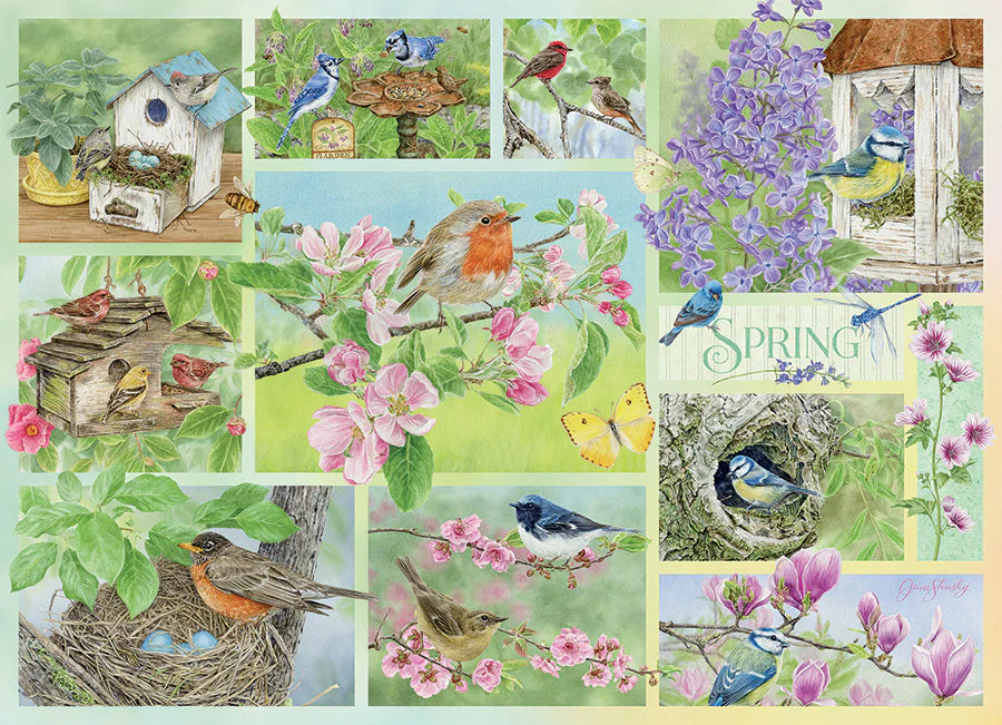 Cobble Hill - Garden Birds in Spring - Limolin 