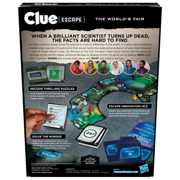 Hasbro - Clue Escape The World Fair