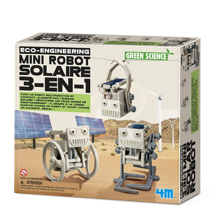 4M - 3-in-1 Solar Robot (French Version) - Limolin 