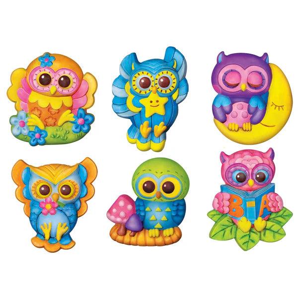 4M - Glow Owls - Mould & Paint