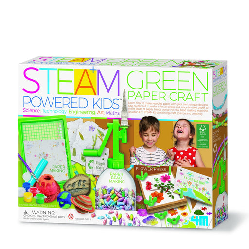 4M - Steam Kids Deluxe Green Paper Craft