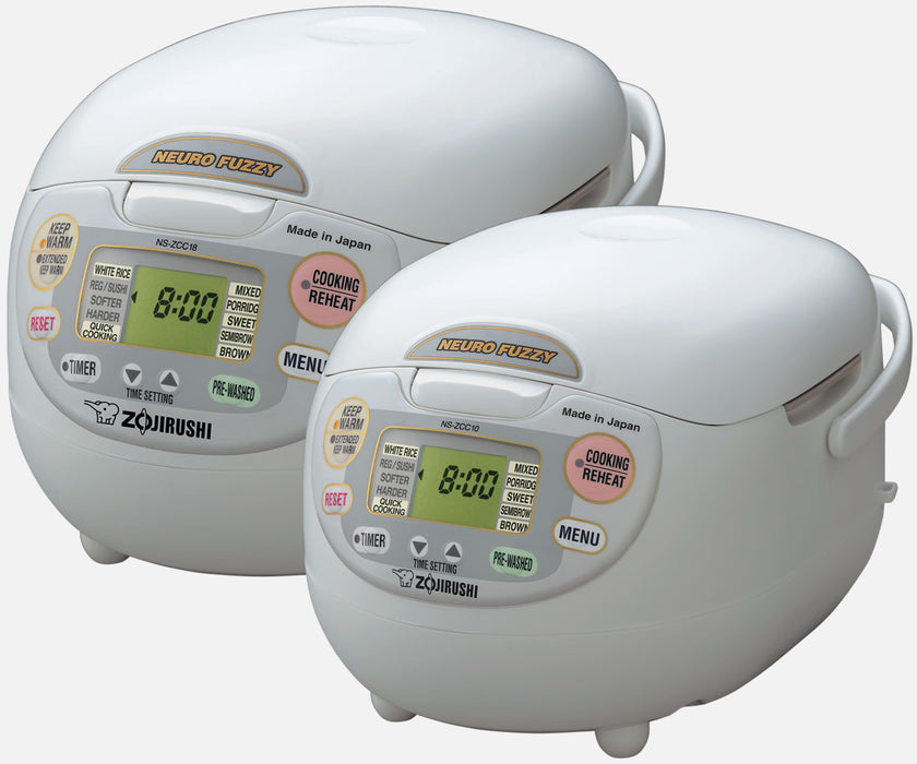 Zojirushi - Neuro Fuzzy Rice Cooker & Warmer NS-ZCC10/18