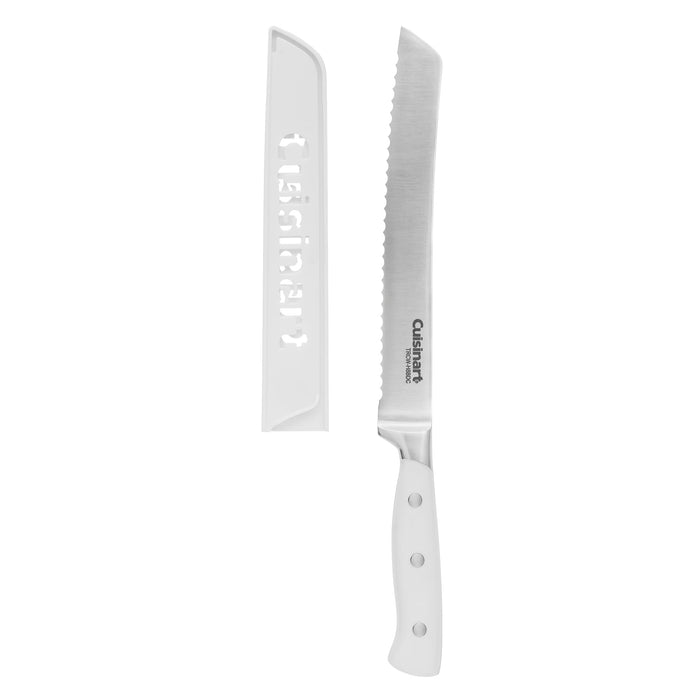 Cuisinart - White Triple Rivet 8" Bread - Matte White German Steel