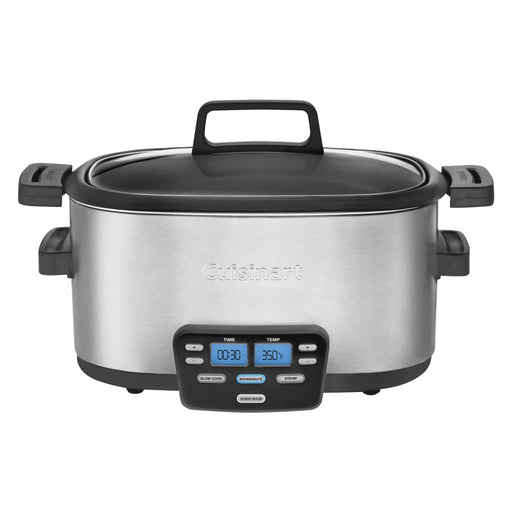 Cuisinart - MSC-600 3-In-1 Cook Central 6-Quart Multi-Cooker: Slow Cooker, Brown/Saute, Steamer - Limolin 